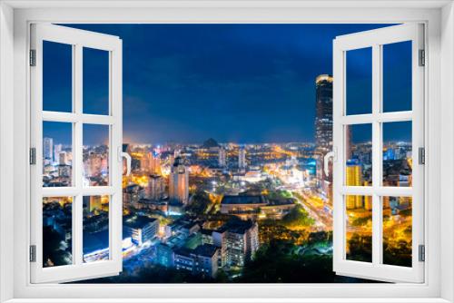 Fototapeta Naklejka Na Ścianę Okno 3D - Night view of Liuzhou City, Guangxi, China