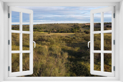 Fototapeta Naklejka Na Ścianę Okno 3D - krajobraz widok pola wiosna rośliny 