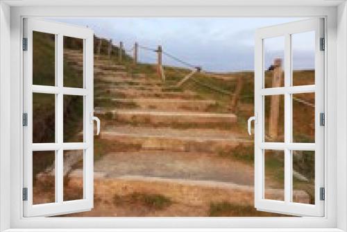 Fototapeta Naklejka Na Ścianę Okno 3D - stairway to heaven