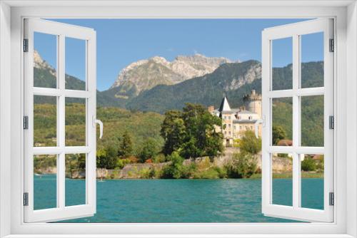 Fototapeta Naklejka Na Ścianę Okno 3D - Lac d'Annecy