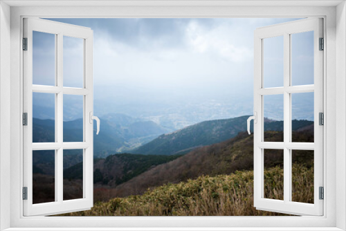 Fototapeta Naklejka Na Ścianę Okno 3D - 日本の岡山県の那岐山の美しい風景