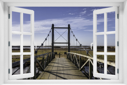 Fototapeta Naklejka Na Ścianę Okno 3D - King Hans bridge near Skjern, Denmark