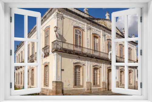 Fototapeta Naklejka Na Ścianę Okno 3D - Historic building in the city of São João Del Rei, State of Minas Gerais, Brazil