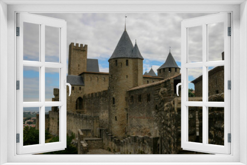 Fototapeta Naklejka Na Ścianę Okno 3D - Views from the historical fortified city of Carcassonne, France