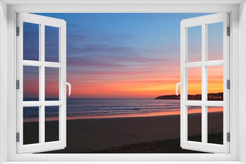 Fototapeta Naklejka Na Ścianę Okno 3D - Hermoso cielo al amanecer