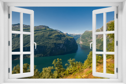 Fototapeta Naklejka Na Ścianę Okno 3D - Geiranger fjord, Norway