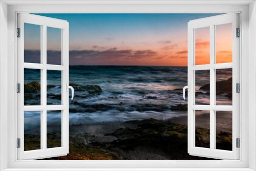 Fototapeta Naklejka Na Ścianę Okno 3D - Sunset at the Beach