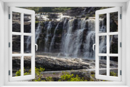 Fototapeta Naklejka Na Ścianę Okno 3D - waterfall in São Gonçalo do Rio Preto city, Minas Gerais State, Brazil