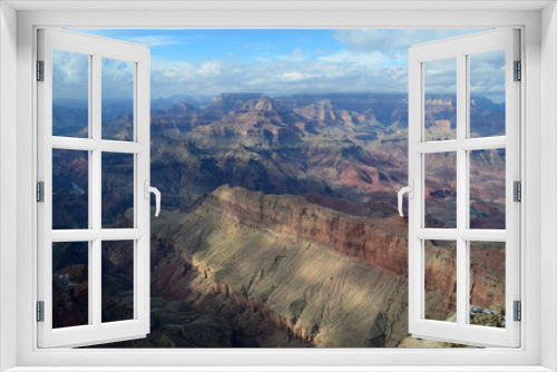 Clouds Casting Shallows Over the Grand Canyon