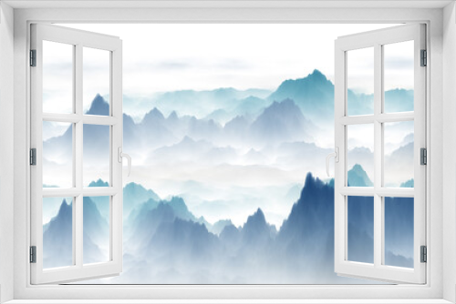 Fototapeta Naklejka Na Ścianę Okno 3D - panorama of mountains
