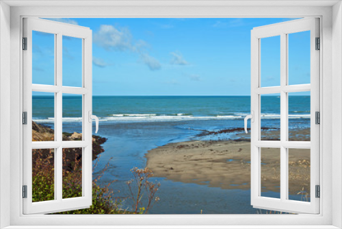 Fototapeta Naklejka Na Ścianę Okno 3D - Parrog Beach,Newport, Pembs