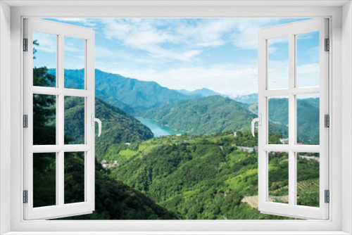 Fototapeta Naklejka Na Ścianę Okno 3D - Beautiful scenery at Cingjing Farm