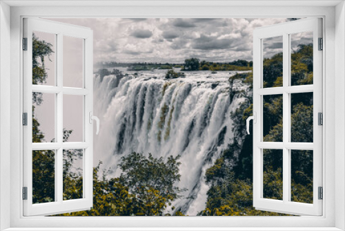 Fototapeta Naklejka Na Ścianę Okno 3D - Waterfall in Africa