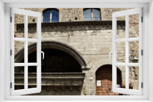 Fototapeta Naklejka Na Ścianę Okno 3D - Viterbo, borgo, medievale, cittadino