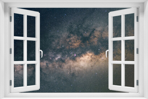 Fototapeta Naklejka Na Ścianę Okno 3D - 天の川銀河の濃い部分