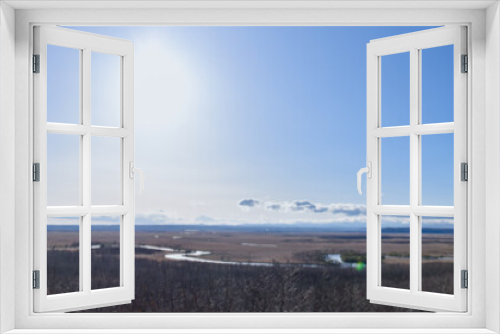 Fototapeta Naklejka Na Ścianę Okno 3D - 細岡展望台から見た釧路湿原