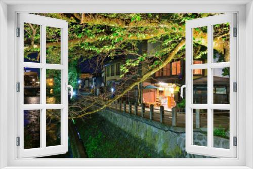 Fototapeta Naklejka Na Ścianę Okno 3D - 岐阜県 飛騨高山 中橋からの風景/Hida Takayama Nakabashi, Gifu