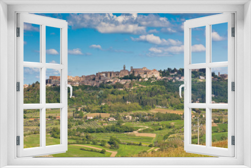 Montepulciano town view, Tuscany, Italy