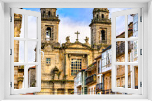 Fototapeta Naklejka Na Ścianę Okno 3D - Church and convent of San Francisco in Santiago de Compostela - Galicia, Spain