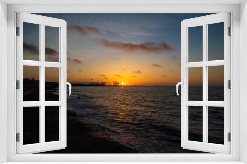 Fototapeta Naklejka Na Ścianę Okno 3D - beach twilight sunrise 