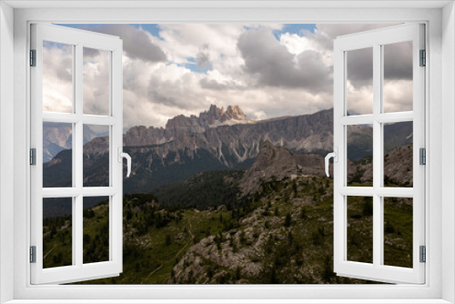 Fototapeta Naklejka Na Ścianę Okno 3D - Cinque Torri - Dolomiti, Italy