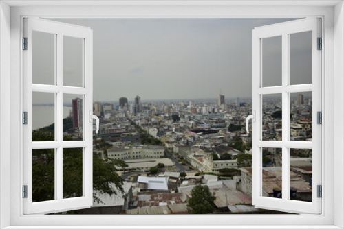 View of the Malecon and the Guayas River in Guayaquil