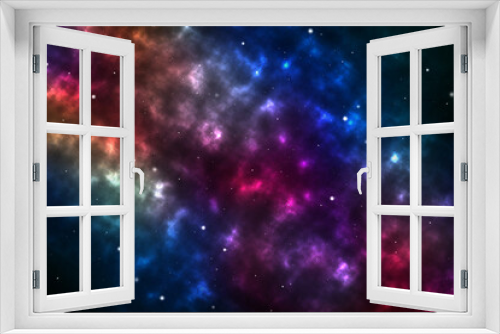 Fototapeta Naklejka Na Ścianę Okno 3D - Abstract background universe