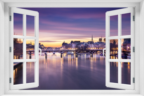 Fototapeta Naklejka Na Ścianę Okno 3D - Pont des arts Paris France