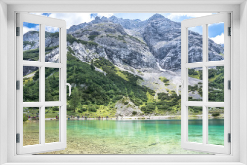 Fototapeta Naklejka Na Ścianę Okno 3D - Seebensee lake, Austria