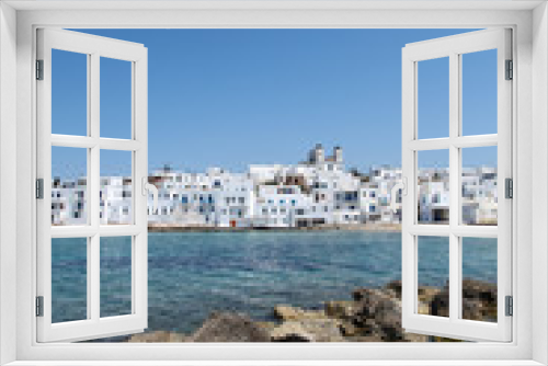 Fototapeta Naklejka Na Ścianę Okno 3D - Naousa on Paros island