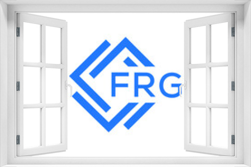 FRG technology letter logo design on white  background. FRG creative initials technology letter logo concept. FRG technology letter design.
