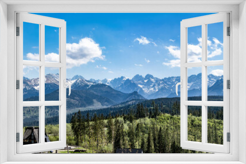 Fototapeta Naklejka Na Ścianę Okno 3D - tatry-panorama
