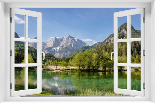Fototapeta Naklejka Na Ścianę Okno 3D - Alpsee in den Julischen Alpen