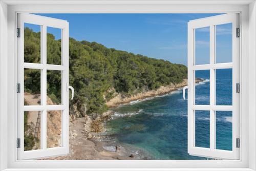 Fototapeta Naklejka Na Ścianę Okno 3D - Cote d'azur, france beach