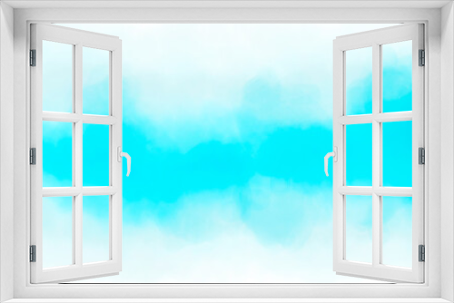 Fototapeta Naklejka Na Ścianę Okno 3D - blue watercolor abstract dynamic spot