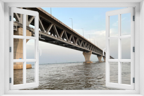 Fototapeta Naklejka Na Ścianę Okno 3D - padma bridge