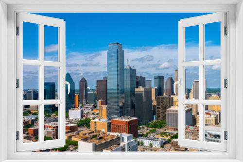 A midday image of the downtown area of Dallas, Texas