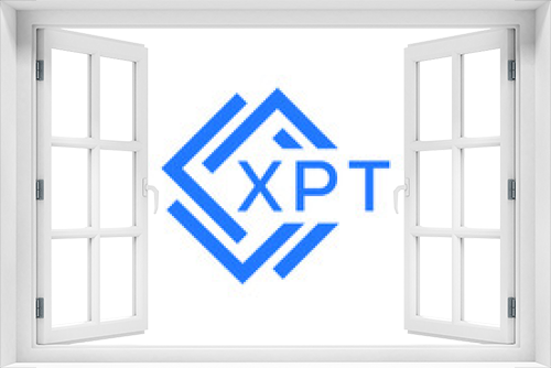 Fototapeta Naklejka Na Ścianę Okno 3D - XPT technology letter logo design on white  background. XPT creative initials technology letter logo concept. XPT technology letter design.
