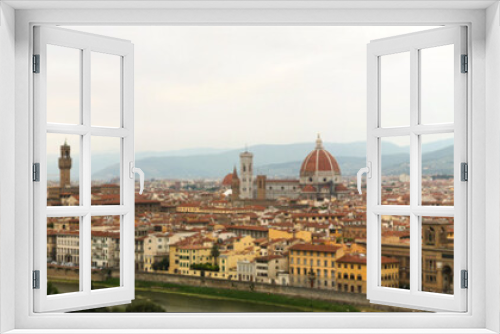 Fototapeta Naklejka Na Ścianę Okno 3D - Panorama of Florence, Italy