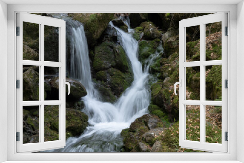 Fototapeta Naklejka Na Ścianę Okno 3D - Sollbacher Wasserfälle im Bayrischen Wald