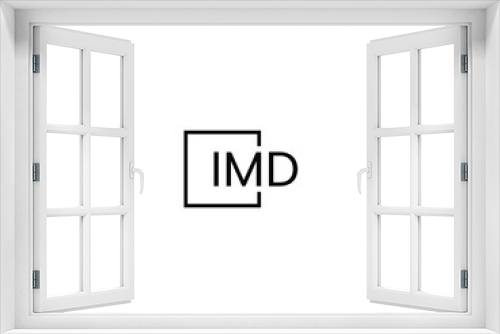 IMD letter initial logo design vector illustration