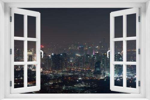 Fototapeta Naklejka Na Ścianę Okno 3D - Hong Kong skyscrapers skyline cityscape