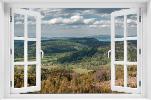 Fototapeta Naklejka Na Ścianę Okno 3D - landscape in the mountains