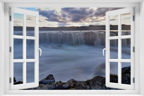Fototapeta Naklejka Na Ścianę Okno 3D - Cascada de Dettifoss de Islandia