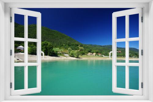 Fototapeta Naklejka Na Ścianę Okno 3D - Lac du monteynard - isère