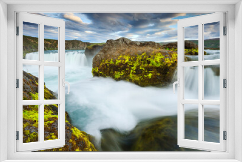 Fototapeta Naklejka Na Ścianę Okno 3D - Godafoss waterfall , Iceland
