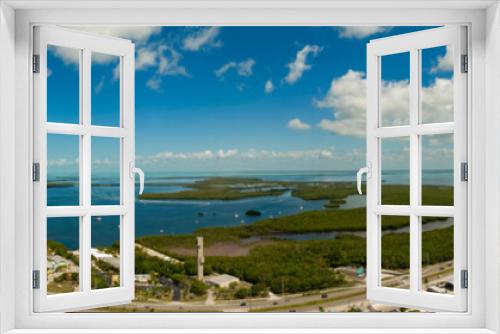 Fototapeta Naklejka Na Ścianę Okno 3D - Aerial photo Key Largo Florida USA