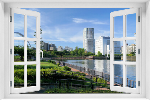 Fototapeta Naklejka Na Ścianę Okno 3D - 東品川海上公園の風景