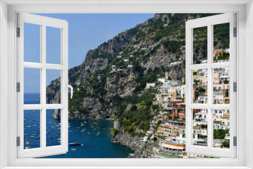 Fototapeta Naklejka Na Ścianę Okno 3D - Positano Panorama - Italy