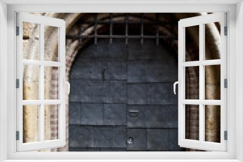 Fototapeta Naklejka Na Ścianę Okno 3D - medieval door